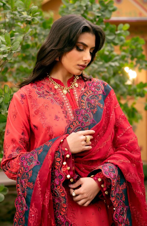 (product) Maryum N Maria Embroidered Lawn Ms24-561 3 Piece Suit Cultural Outfit 2024