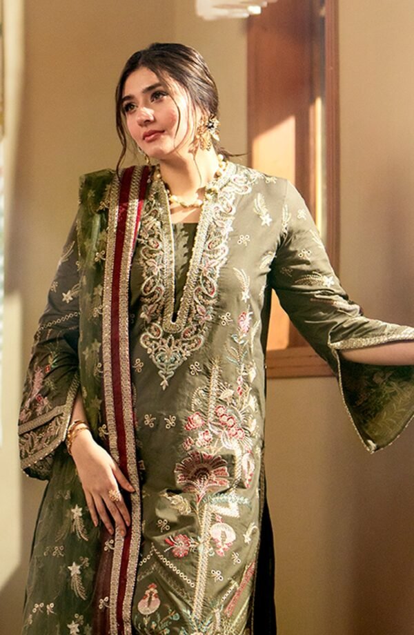 (product) Maryum N Maria Embroidered Lawn Ms24-565 3 Piece Suit Cultural Outfit 2024