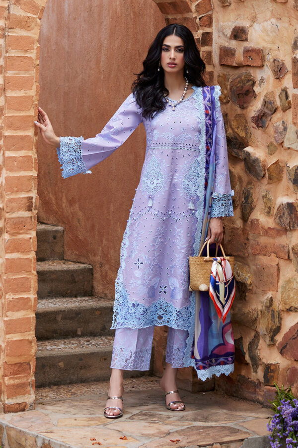 (product) Mushq Embroidered Lawn Ciao Couture 3 Piece Suit Cultural Outfit 2024