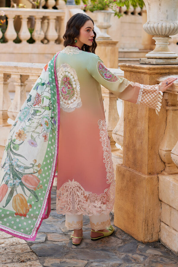 (product) Mushq Embroidered Lawn Venice Verve 3 Piece Suit Cultural Outfit 2024