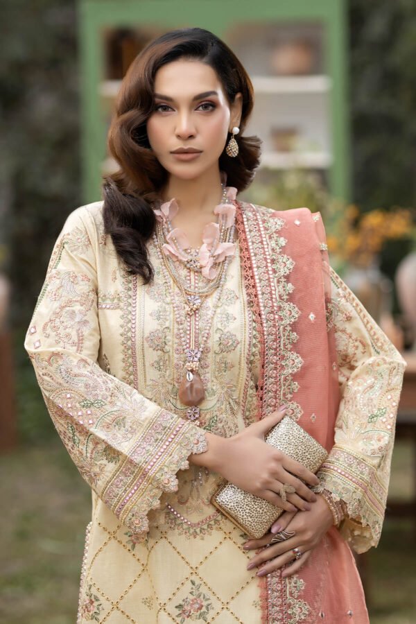 (product) Imrozai Embroidered Lawn S.L 41 Layla 3 Piece Suit Cultural Outfit 2024