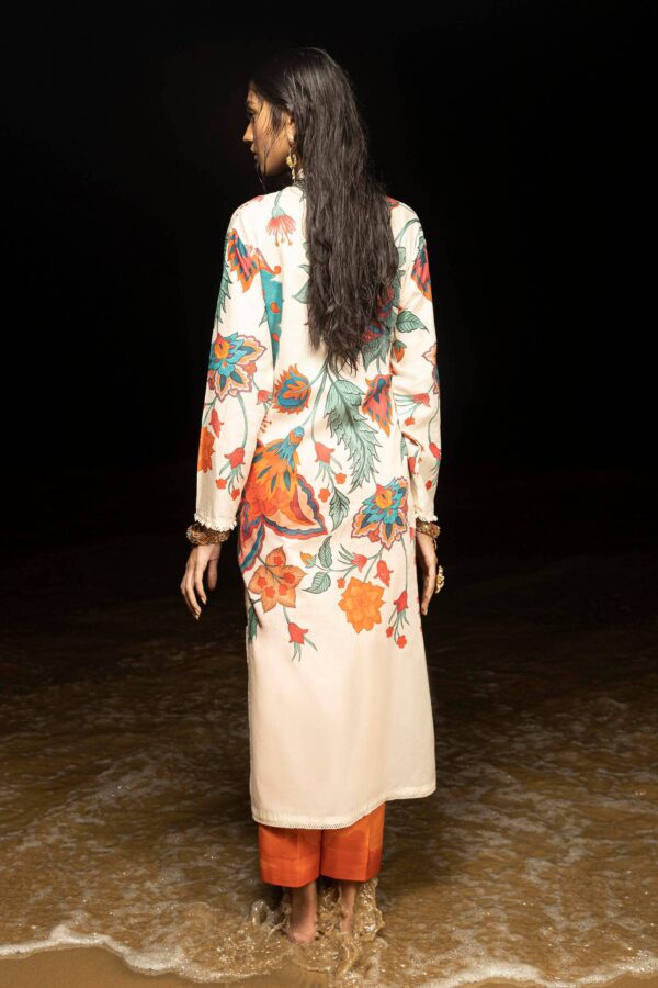 (product) Sana Safinaz Digital Printed Lawn H241-011b-2c 3 Piece Suit Cultural Outfit 2024