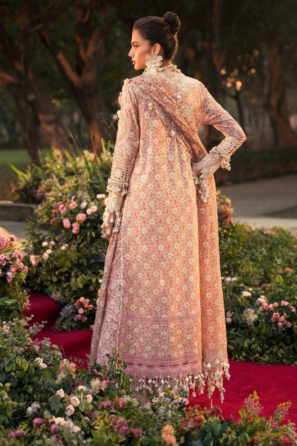 (product) Sana Safinaz Printed Lawn L241-005a-3cu 3 Piece Suit Cultural Outfit 2024