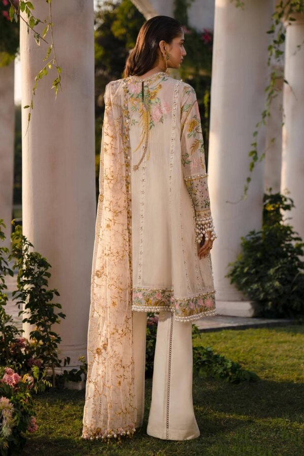 (product) Sana Safinaz Embroidered Lawn L241-009a-3ct 3 Piece Suit Cultural Outfit 2024