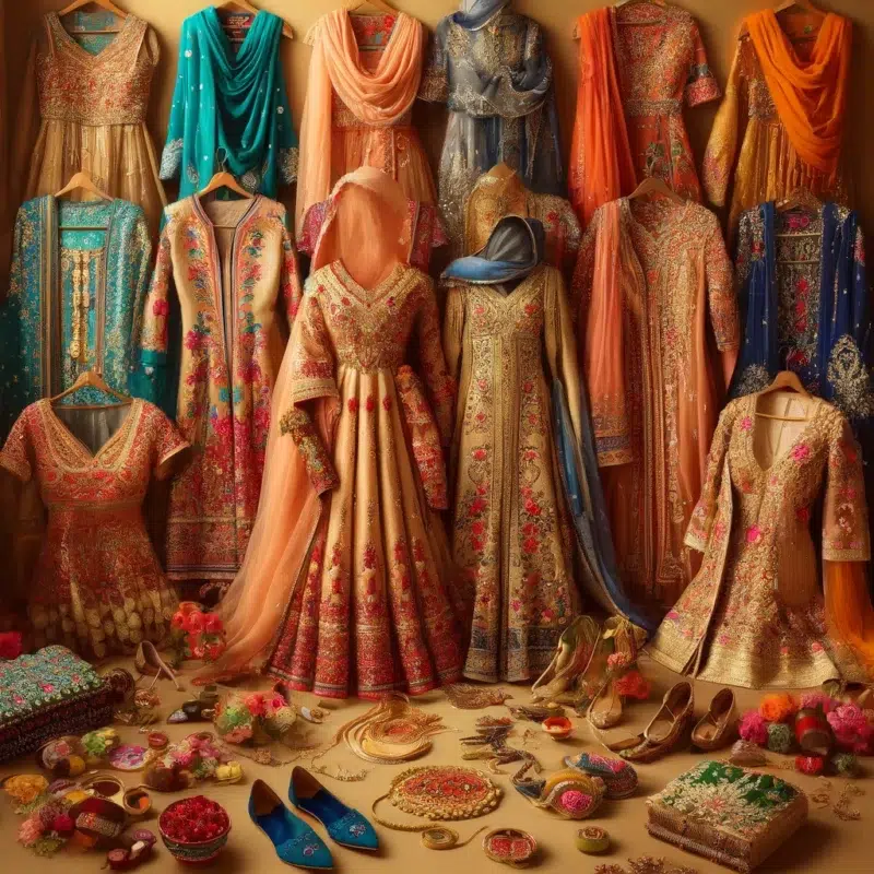 Pakistani Dholki Dresses