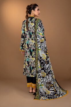 Safwa Fine ICS-26 Printed Doria Lawn 3Pc Suit Collection 2024