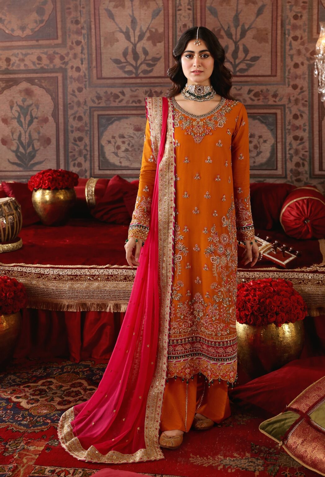 Emaan Adeel Gh-02 Embroidered Chiffon 3Pc Suit Collection 2024