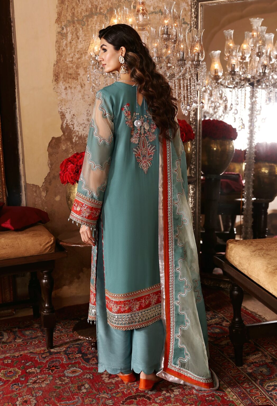 Emaan Adeel Gh-06 Embroidered Chiffon 3Pc Suit Collection 2024