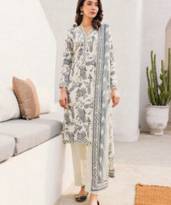 Motifz Digital 4546-Jahan Aara Printed Lawn 3Pc Suit Collection 2024