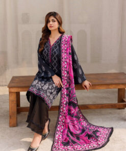 Motifz Digital 4585-Mahtab Printed Lawn 3Pc Suit Collection 2024