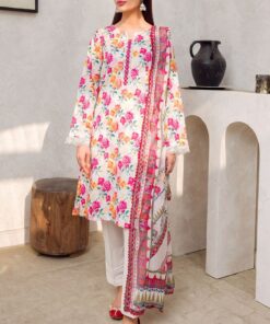 Motifz Digital 4602-ZOHA Printed Lawn 3Pc Suit Collection 2024