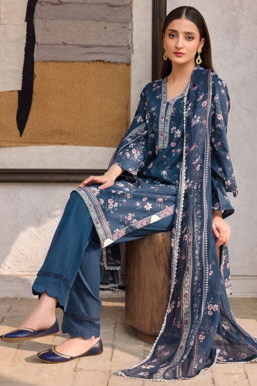 Motifz Digital 4605-AFRA Printed Lawn 3Pc Suit Collection 2024