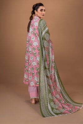 Safwa Fine ICS-35 Printed Doria Lawn 3Pc Suit Collection 2024