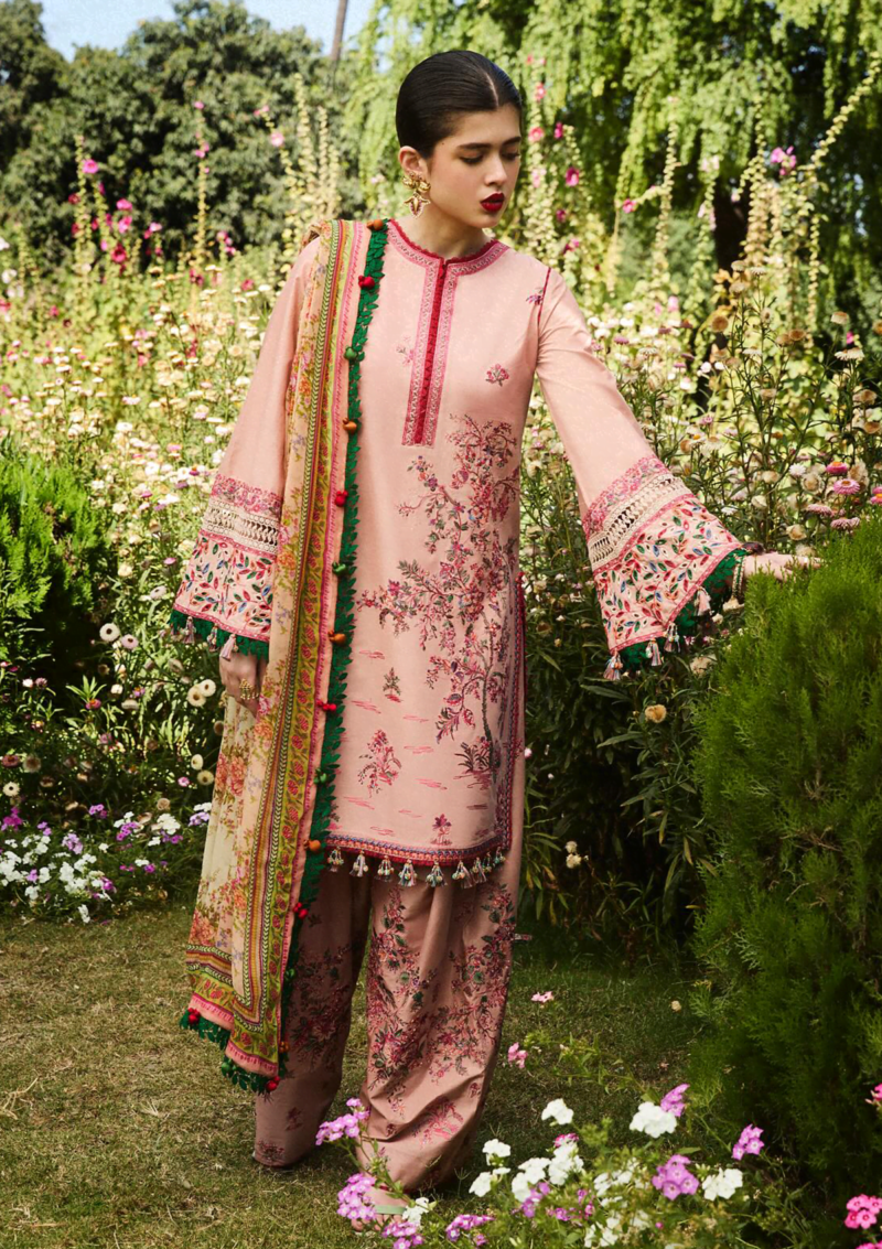 Hussain Rehar Ss 24 D 495 Fawn Lawn Collection