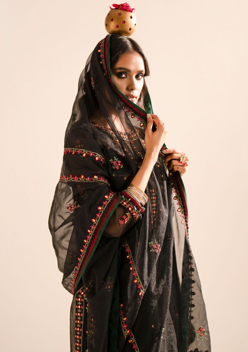 Fozia Khalid Basics Vol 3 Angrakha Chic Frock Formal Collection