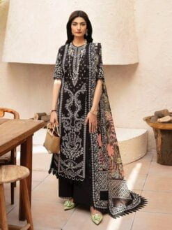 Afrozeh Cascade - Mila Embroidered Luxury Lawn 3Pc Suit Collection 2024