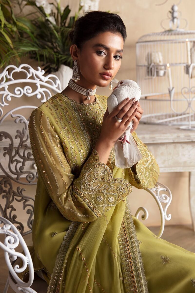 Afrozeh La Fuchsia ALF-02 Diora Fuchsia Embroidered Chiffon 3Pc Collection 2024