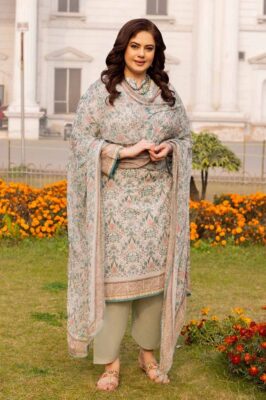 Gul Ahmed BM-42012 Mothers Printed Lawn 3Pc Suit Collection 2024