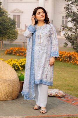 Gul Ahmed BM-42015 Mothers Printed Lawn 3Pc Suit Collection 2024