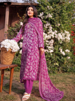 Gul Ahmed BM-42004 Premium Printed Lawn 3Pc Suit Collection 2024