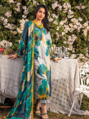 Gul Ahmed BM-42010 Premium Printed Lawn 3Pc Suit Collection 2024