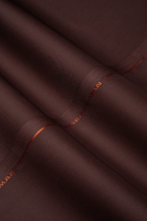 Bareeze Man - Deep Mahoga Premium Latha Fabric Suit Collection 2024
