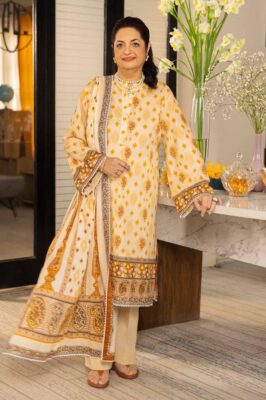 Gul Ahmed CL-42080B Mothers Printed Lawn 3Pc Suit Collection 2024