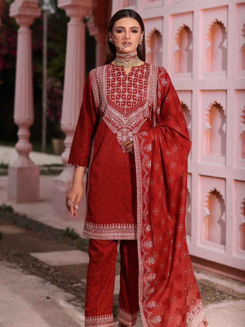 Gul Ahmed CL-42103 Embroidered Lawn 3Pc Suit Collection 2024
