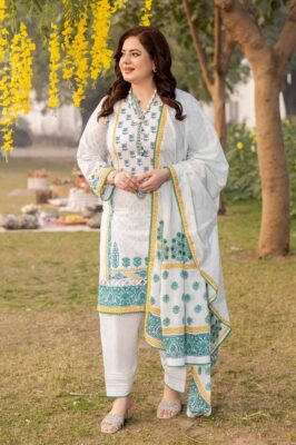Gul Ahmed CL-42138B Mothers Printed Lawn 3Pc Suit Collection 2024