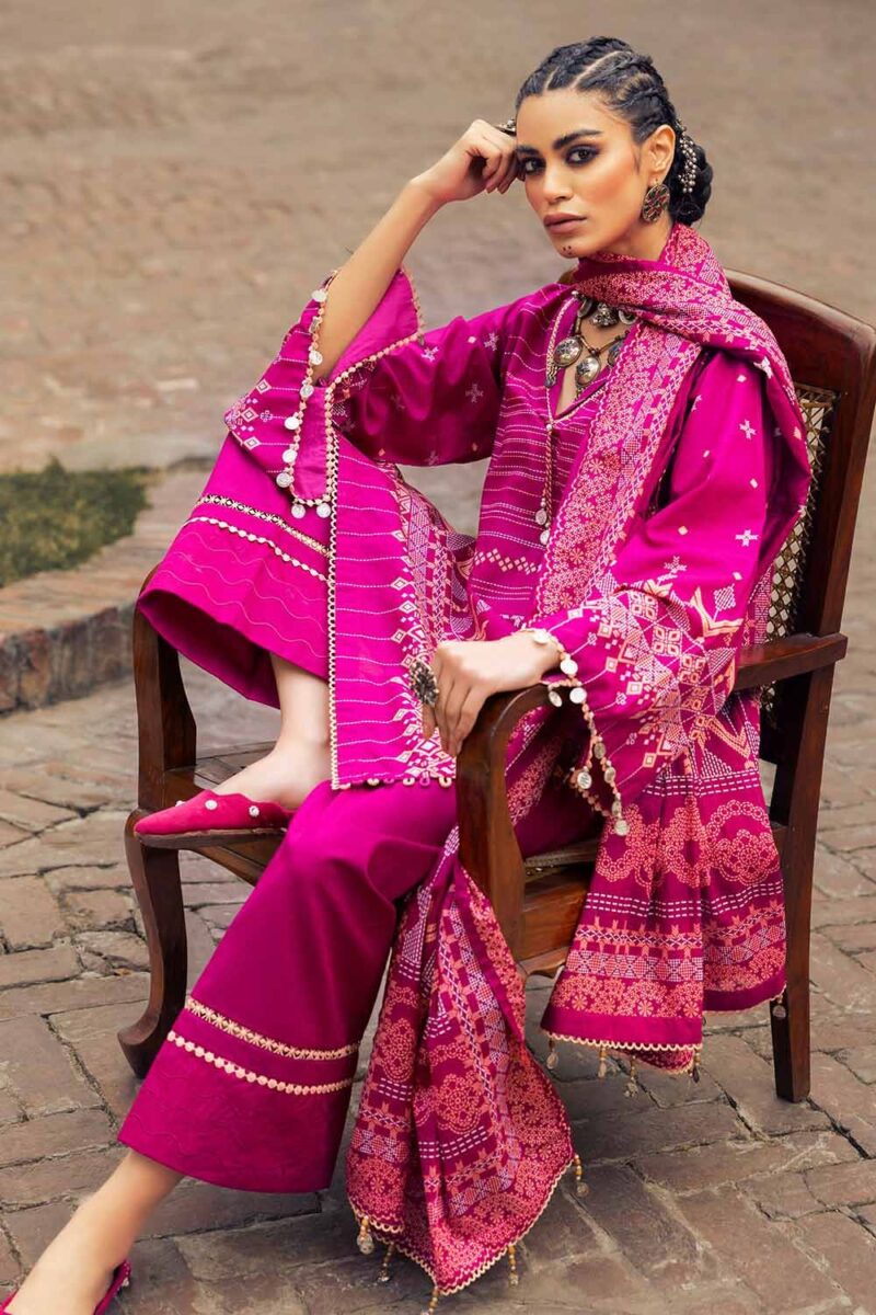 Gul Ahmed CL-42142 Printed Lawn 3Pc Suit Collection 2024