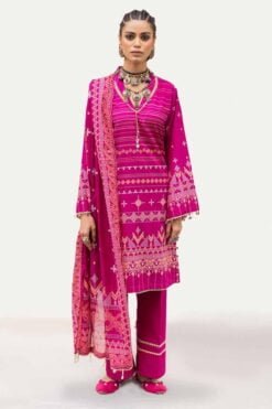 Gul Ahmed CL-42142 Printed Lawn 3Pc Suit Collection 2024
