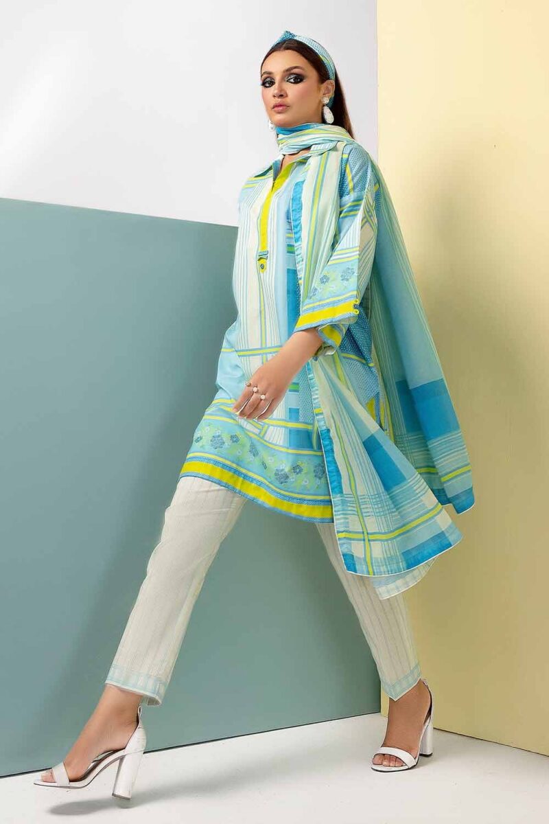 Gul Ahmed CL-42145 Printed Lawn 3Pc Suit Collection 2024