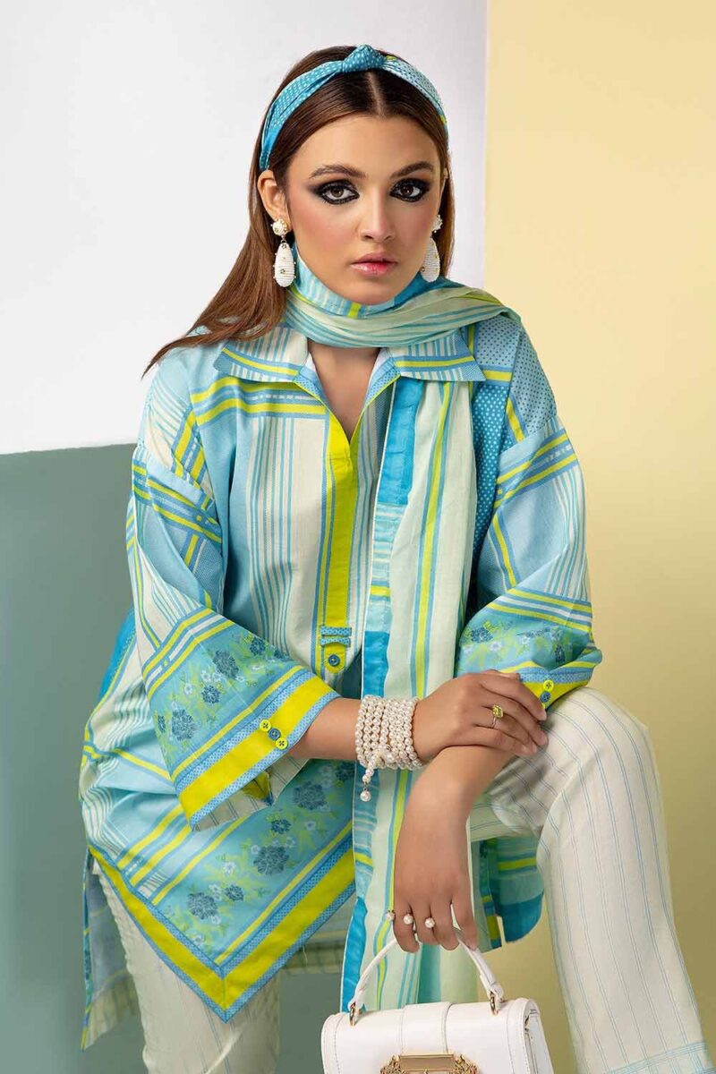 Gul Ahmed CL-42145 Printed Lawn 3Pc Suit Collection 2024
