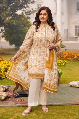 Gul Ahmed CL-42193A Mothers Printed Lawn 3Pc Suit Collection 2024