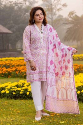 Gul Ahmed CL-42195A Mothers Printed Lawn 3Pc Suit Collection 2024