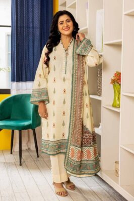 Gul Ahmed CL-42196B Mothers Printed Lawn 3Pc Suit Collection 2024