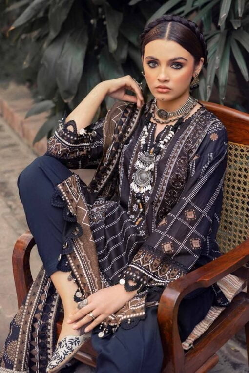 Gul Ahmed Cl-42214 Printed Lawn 3Pc Suit Collection 2024