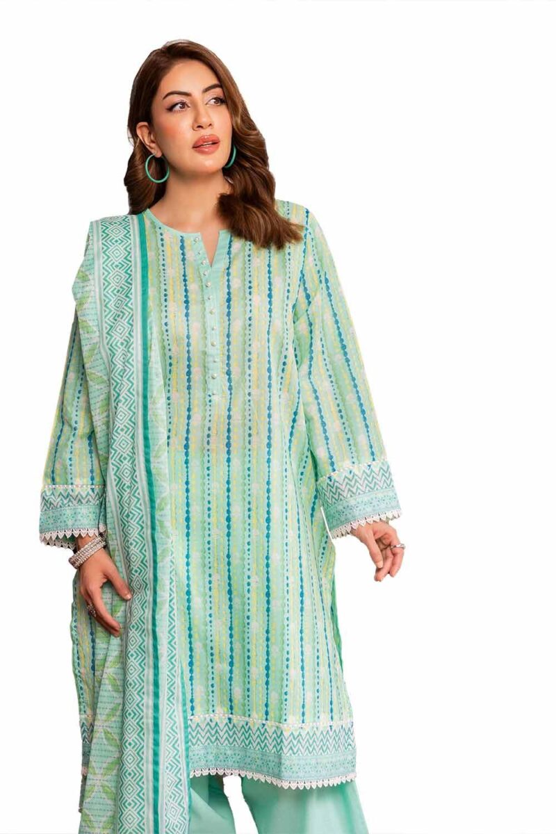 Gul Ahmed Cl-42295A Printed Lawn 3Pc Suit Collection 2024