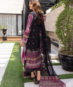 Humdum D-01 Embroidered Lawn 3Pc Suit Collection 2024