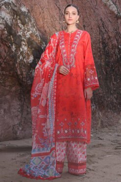 Ayzel Tropicana AZL-24-V2-05 Zinia Embroidered Lawn 3Pc Suit Collection 2024