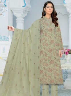 Ayla Zahra Allover D-06 Allover Embroidered Swiss 3Pc Collection 2024