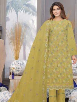 Ayla Zahra Allover D-09 Allover Embroidered Swiss 3Pc Collection 2024