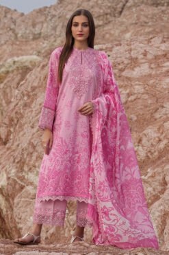 Ayzel Tropicana AZL-24-V2-09 Adalyn Embroidered Lawn 3Pc Suit Collection 2024