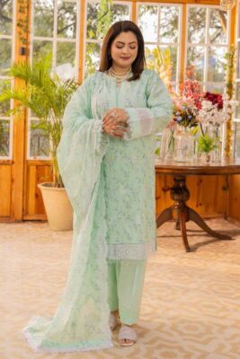 Gul Ahmed Dn-42022 Mothers Embroidered Lawn Collection 2024