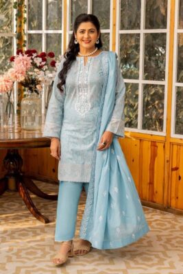 Gul Ahmed Dn-42023 Mothers Embroidered Lawn Collection 2024
