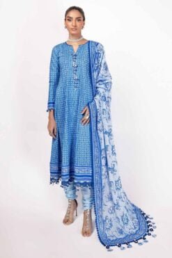 Gul Ahmed Dn-42034 Printed Lawn Collection 2024