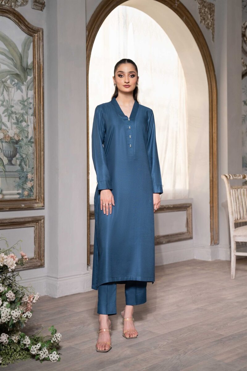 HemStitch Basic Bliss Arabic - Dove Bliss Arabic Lawn Stitched 2Piece Collection 2024