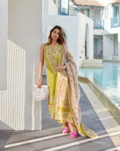 Faiza Saqlain - Estera Embroidered Lawn 3Pc Suit Collection 2024