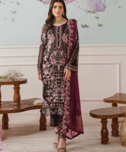 Ramsha F-2504 Embroidered Luxury Chiffon 3 Piece Collection 2024