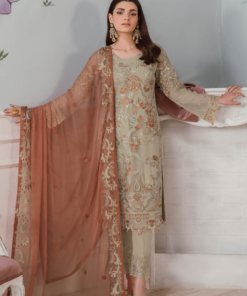 Ramsha F-2505 Embroidered Luxury Chiffon 3 Piece Collection 2024